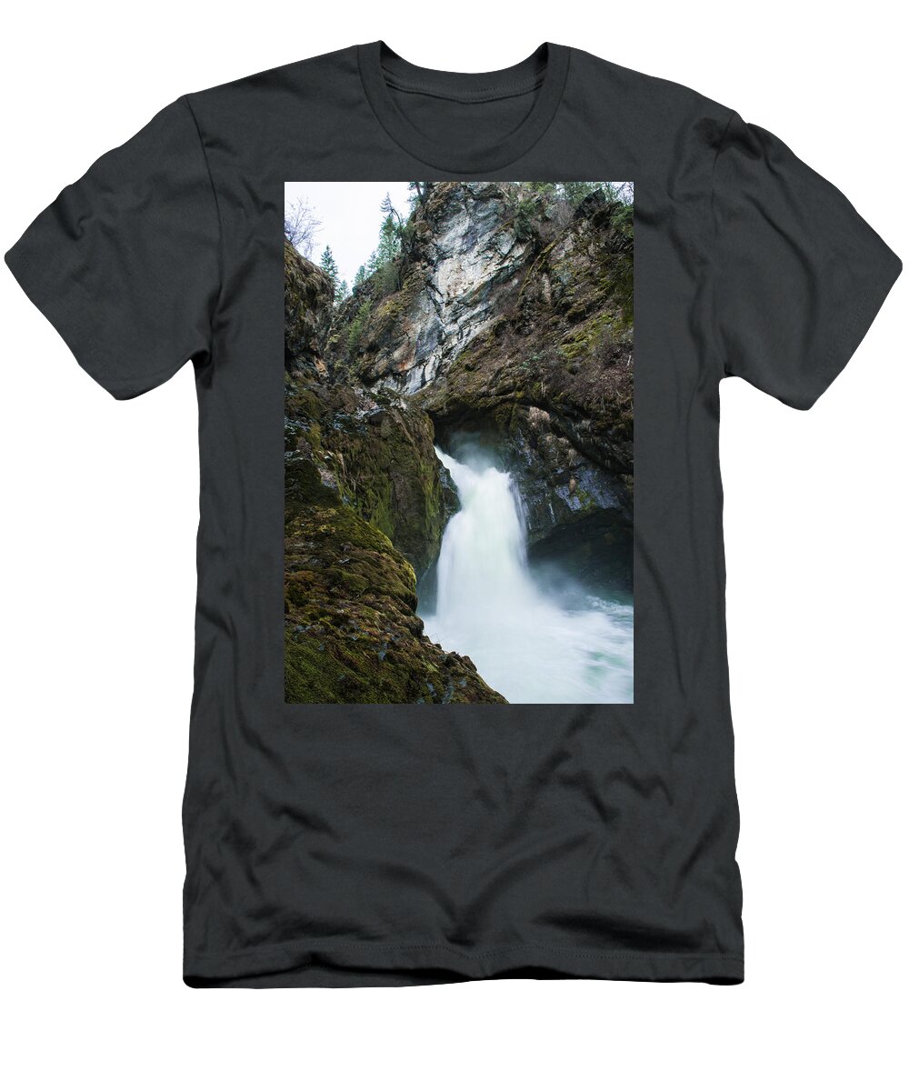 Washington T-Shirt featuring the photograph Sheep Creek Falls by Troy Stapek