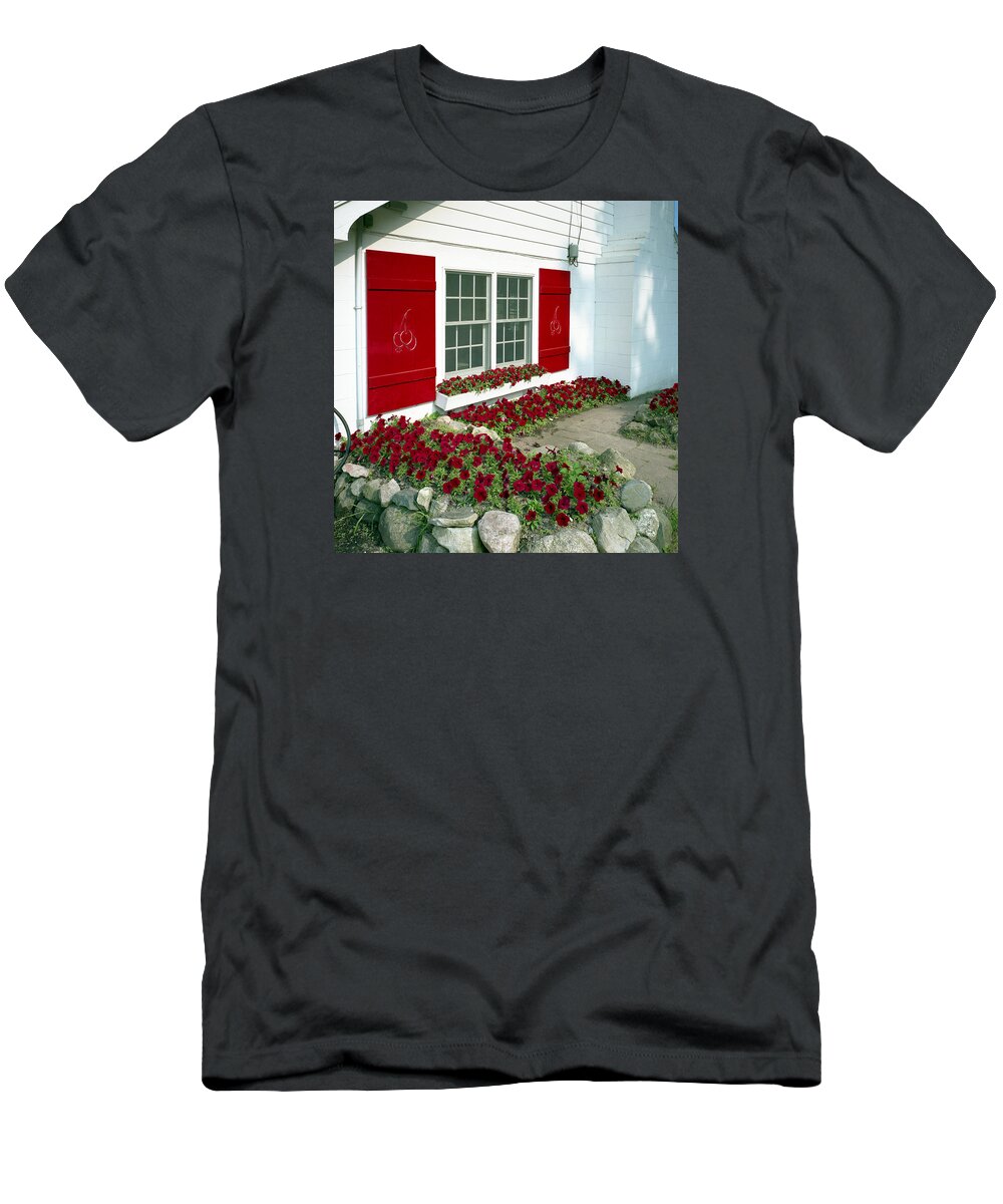 Shelby Flowers T-Shirt featuring the photograph Shelby Flowers by Kris Rasmusson