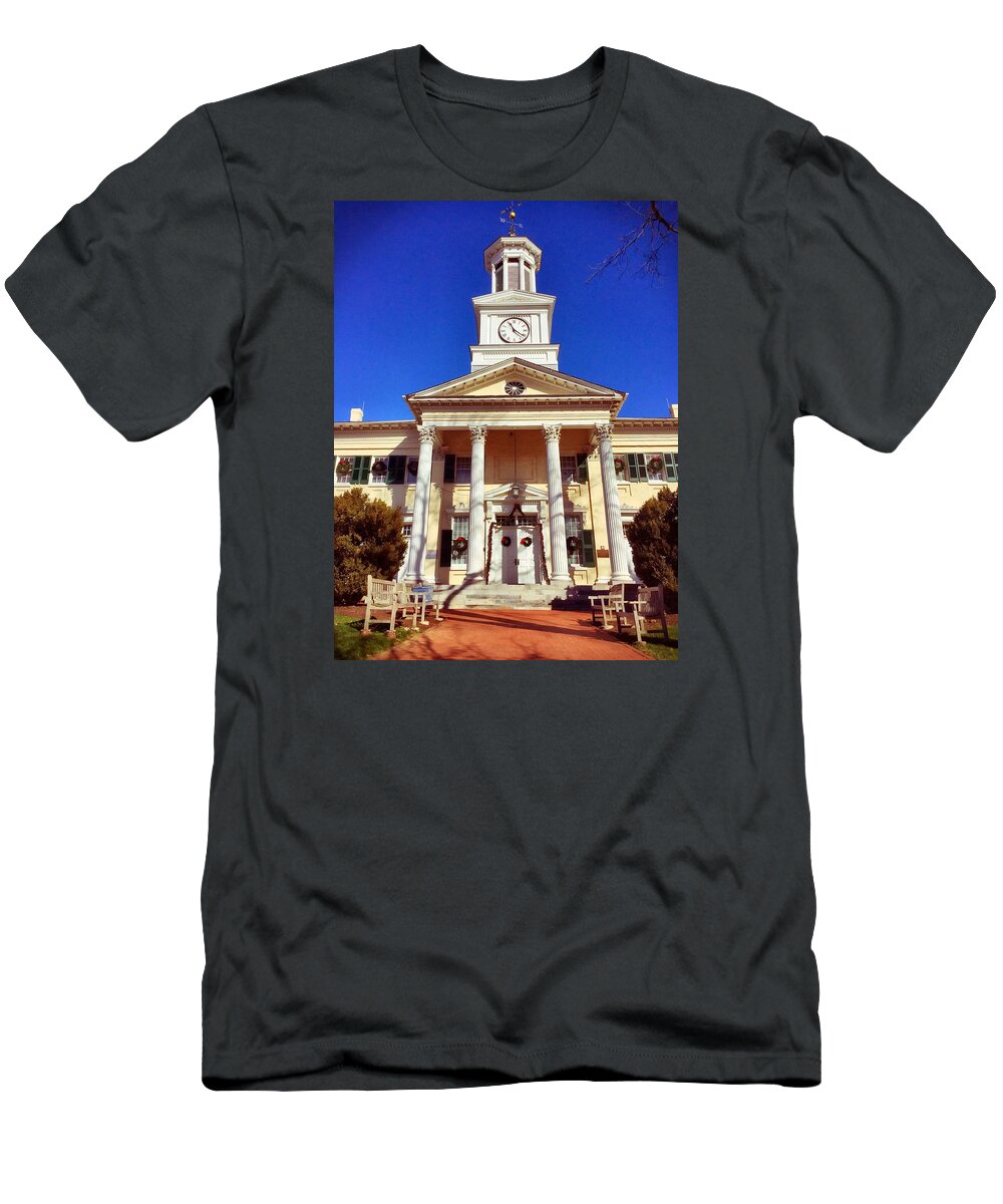 University T-Shirt featuring the photograph Shepherd University by Chris Montcalmo