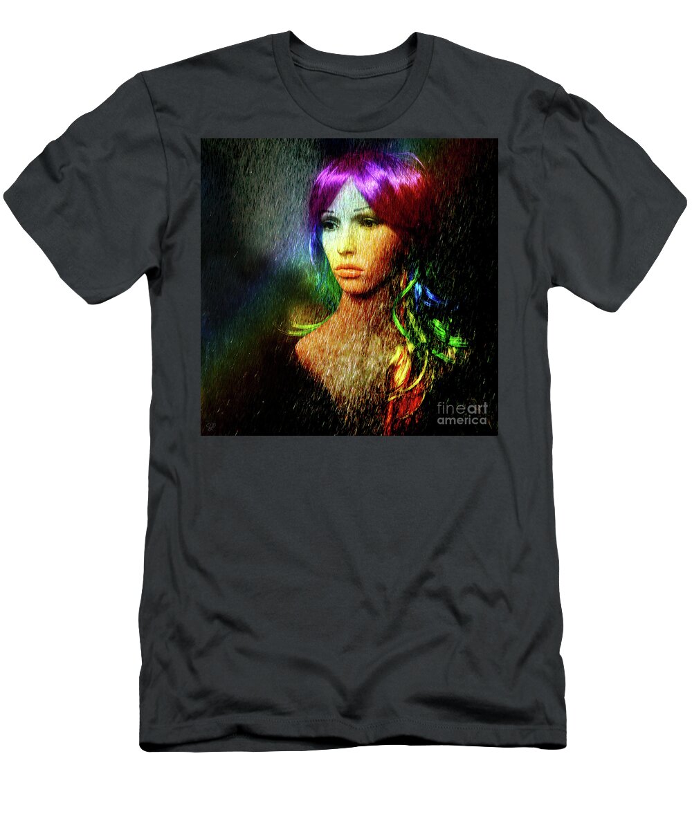 Rainbow T-Shirt featuring the photograph She's like a rainbow by LemonArt Photography