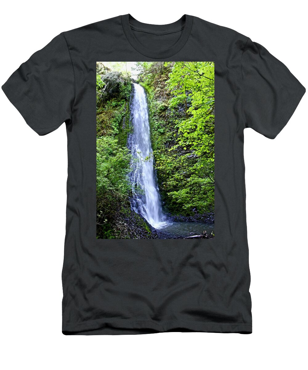 Waterfall T-Shirt featuring the photograph Shot Gun Falls by Brian Eberly