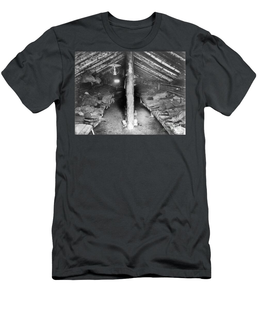1895 T-Shirt featuring the photograph Siberia: Convict Barracks by Granger