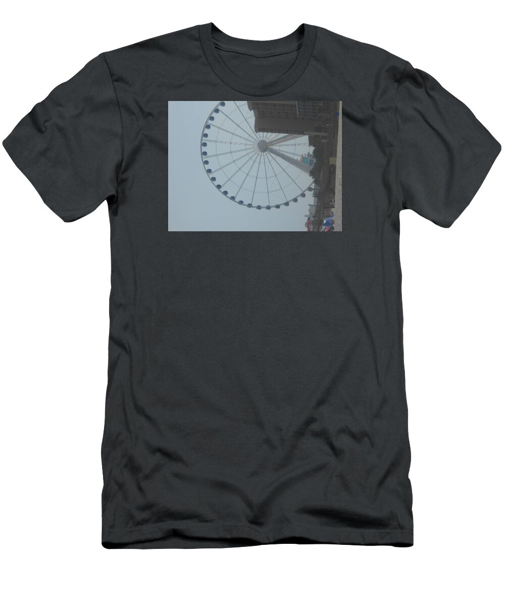 Ride T-Shirt featuring the photograph Sideways by Natalie Claire Bradley