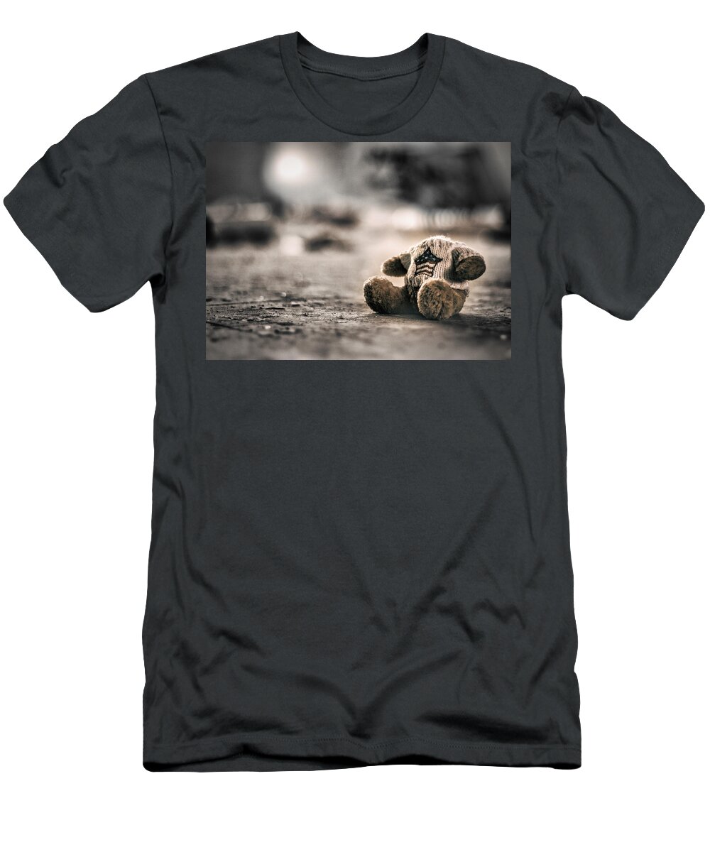 Bear T-Shirt featuring the photograph Silent Games by Scott Wyatt