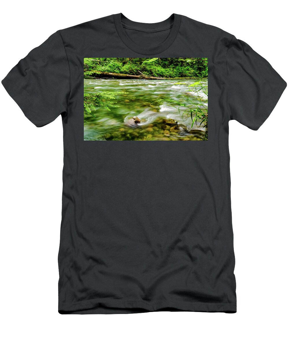 Water T-Shirt featuring the photograph Simple Things by Tim Dussault