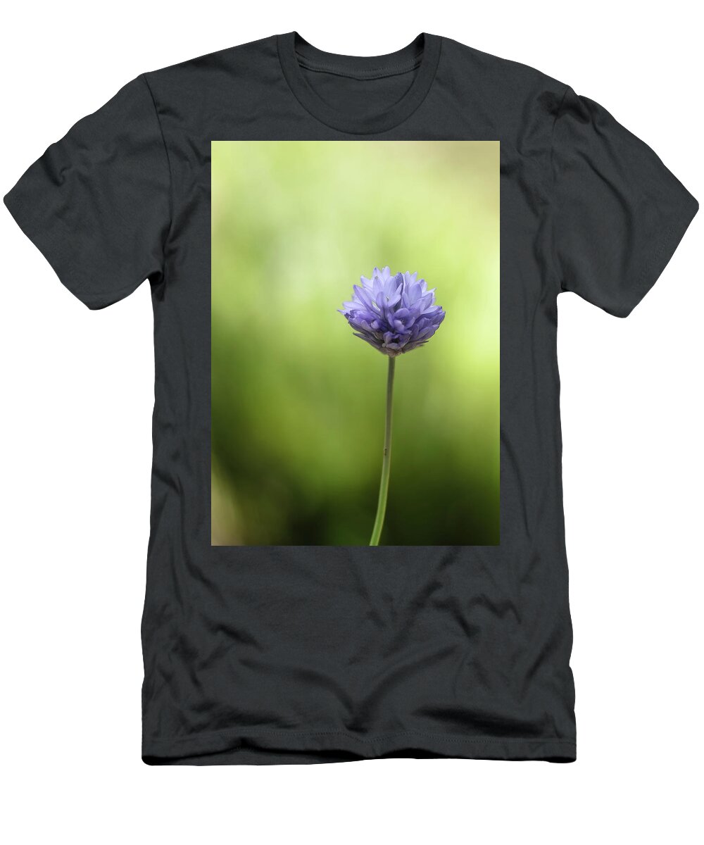 Blue Flower T-Shirt featuring the photograph Simply Blue by Tom Potter