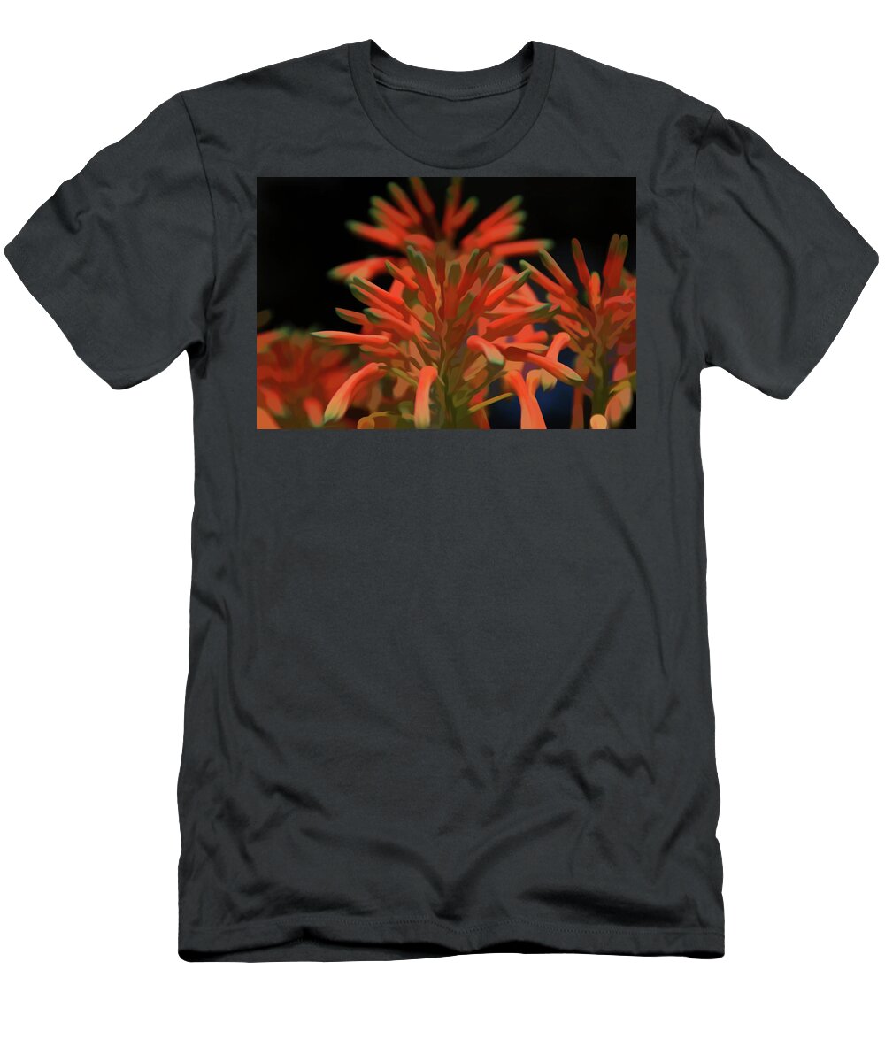 Aloe T-Shirt featuring the photograph Simply Soft Aloe Flower by Aimee L Maher ALM GALLERY