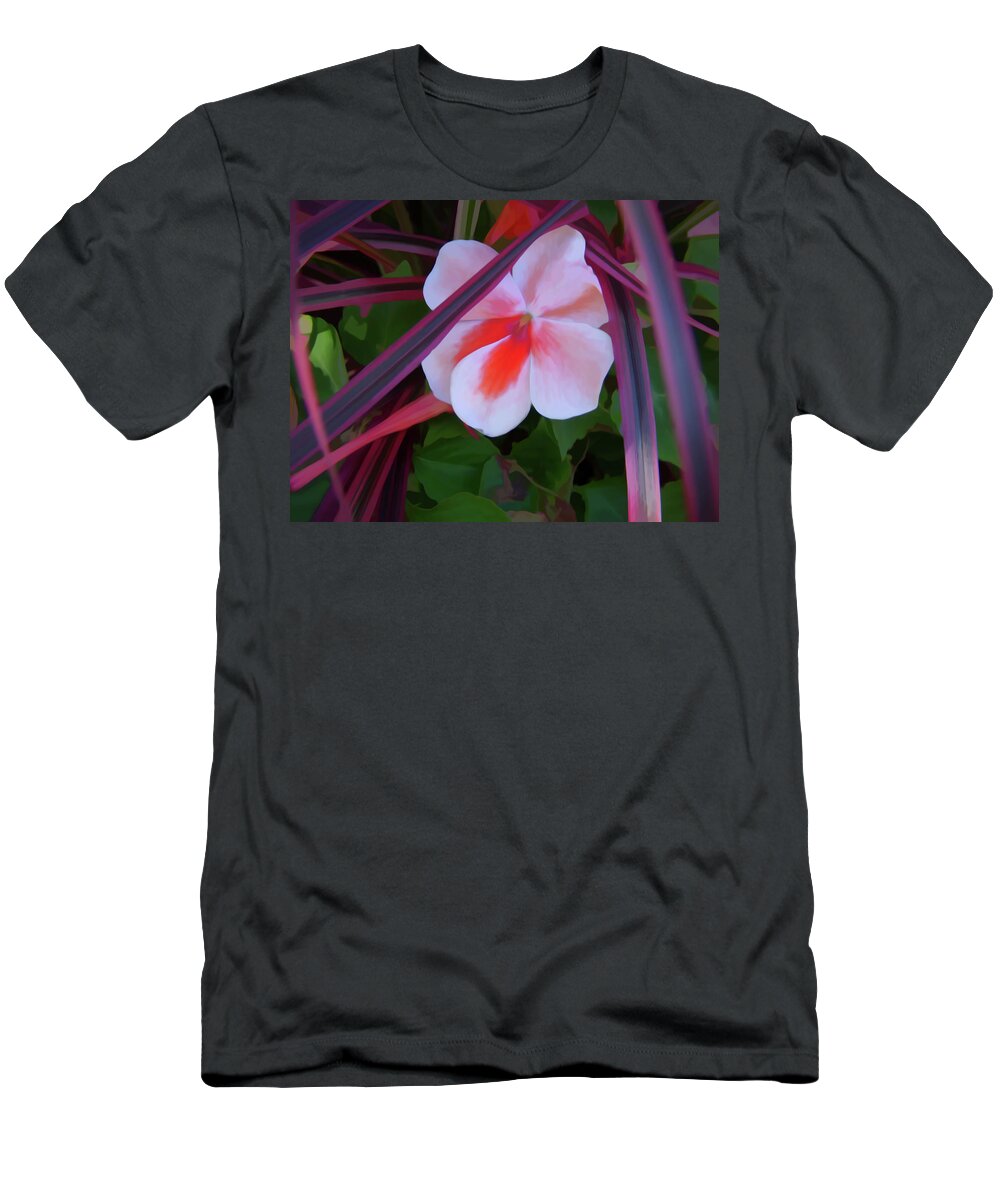 Flower T-Shirt featuring the photograph Simply Soft Peaceful by Aimee L Maher ALM GALLERY