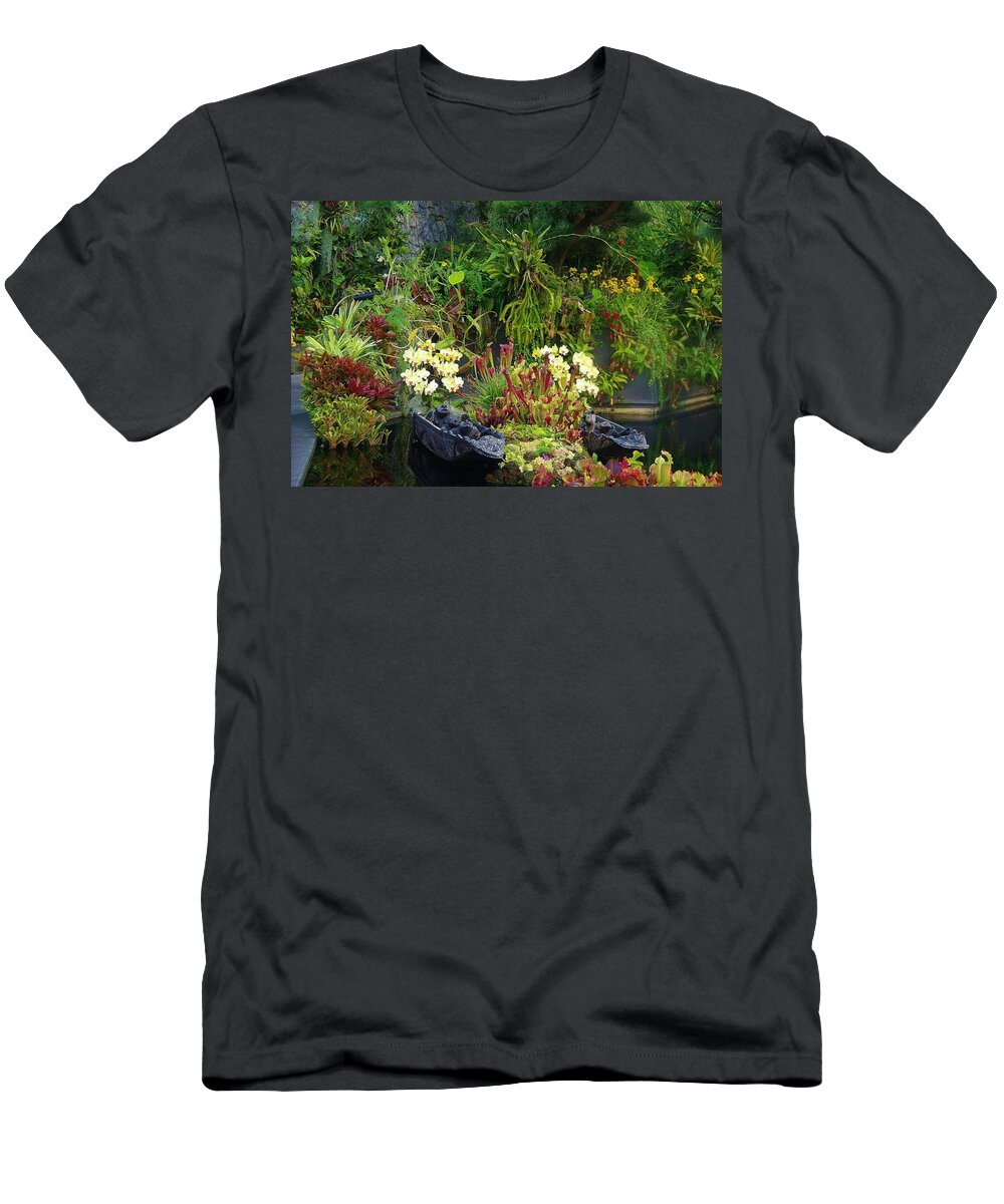 Singapore T-Shirt featuring the photograph Singapore Cloud Forrest 17 by Phyllis Spoor