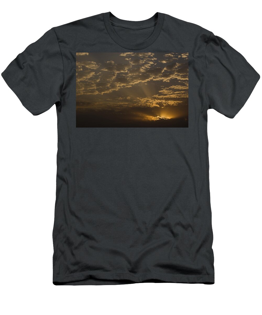 Glory T-Shirt featuring the photograph SKC 1167 The Glory of Sunrise by Sunil Kapadia