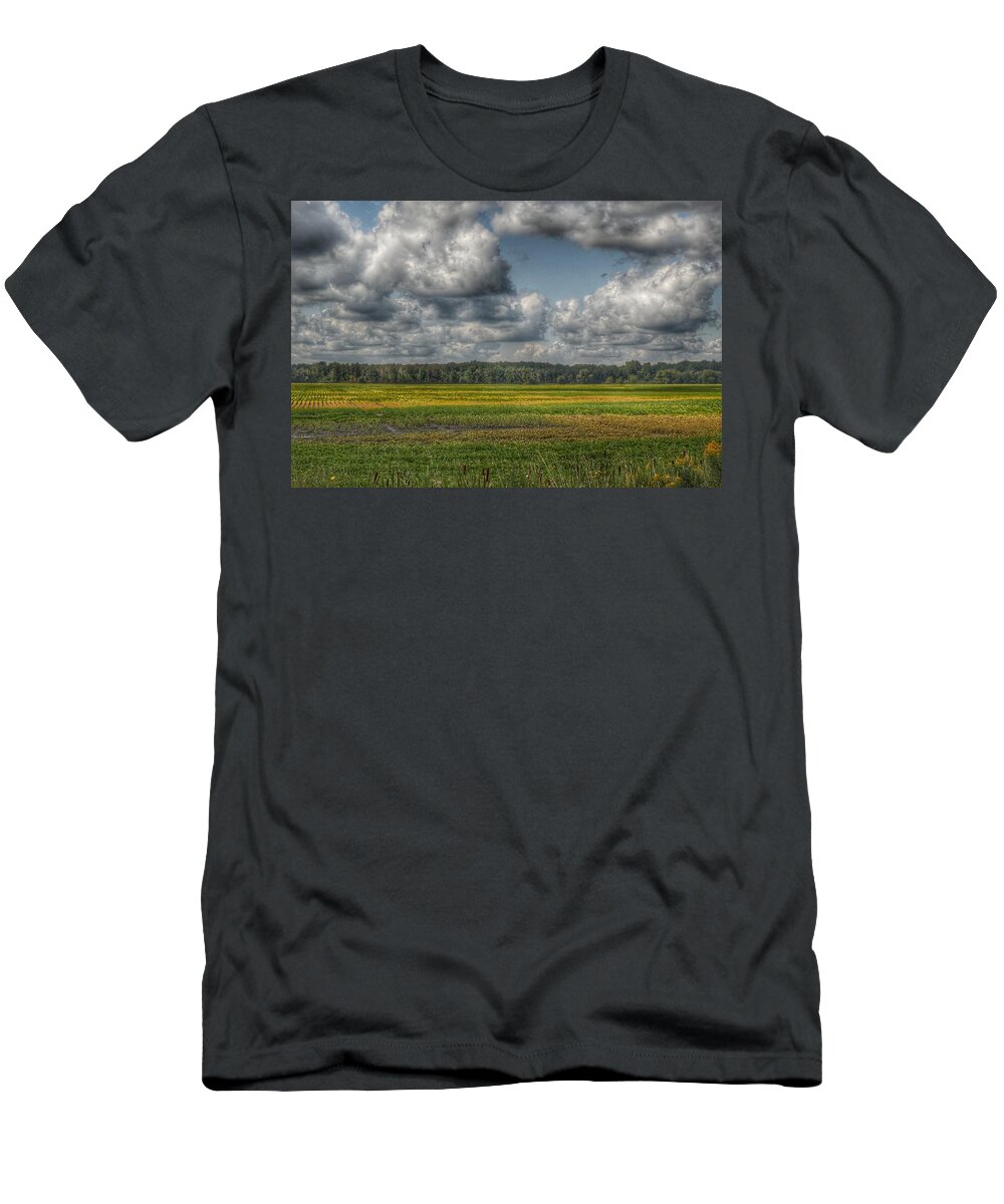 Sky T-Shirt featuring the photograph 2006 - Skies of September by Sheryl L Sutter