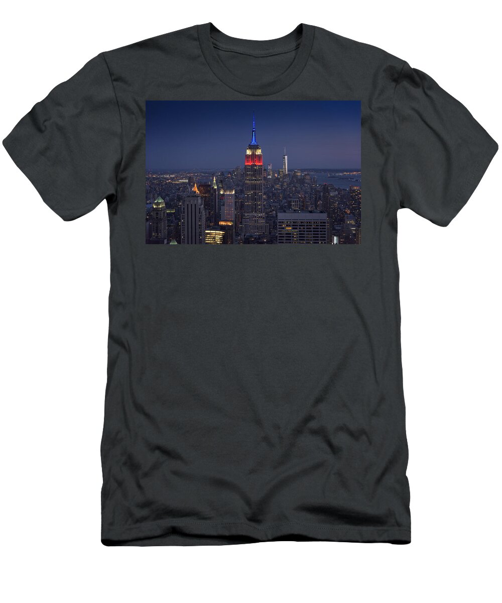 New York T-Shirt featuring the photograph Skyscrapers by Rick Berk