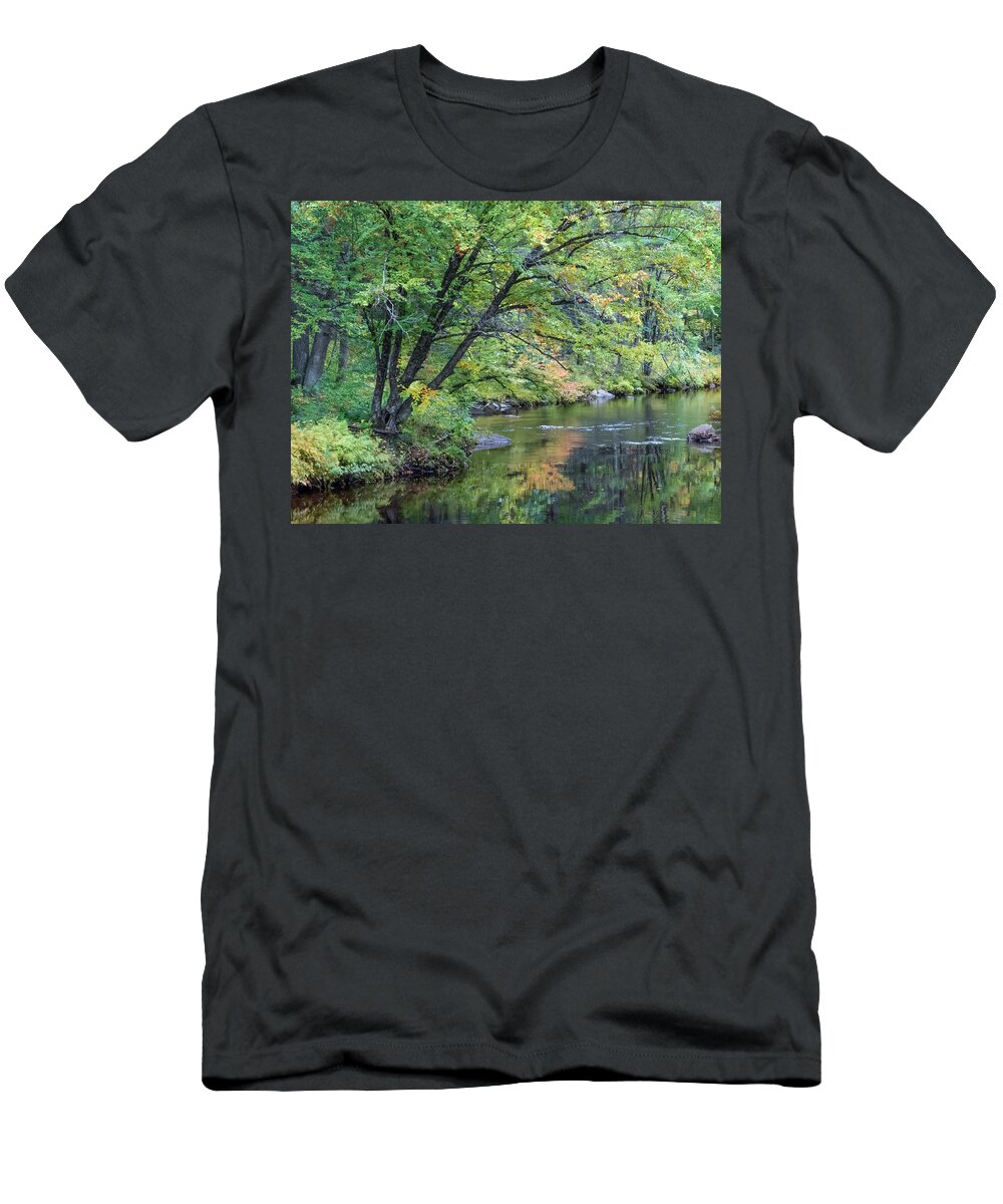 Quiet River T-Shirt featuring the photograph Sleepy River by Diane Moore