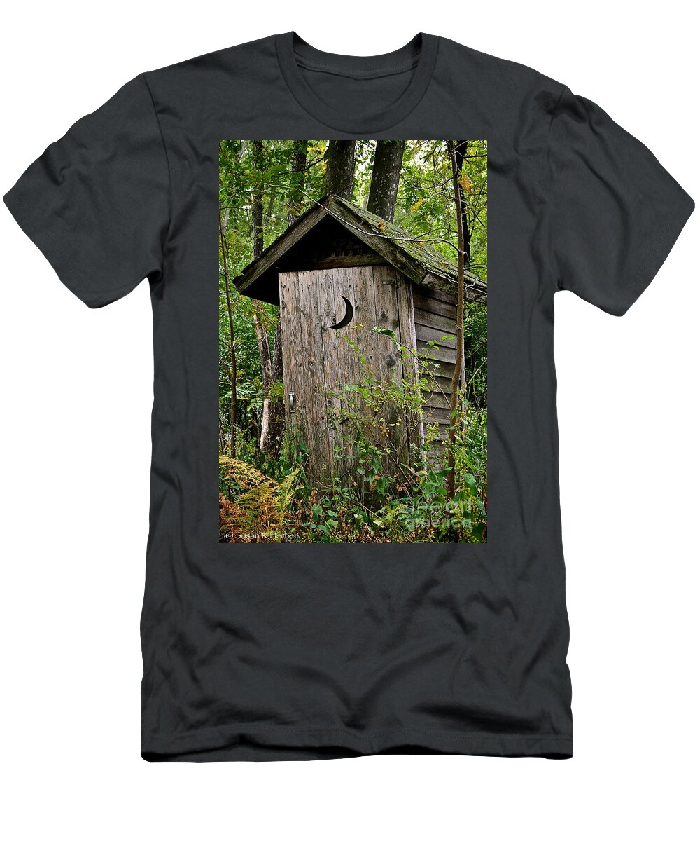 Outdoors T-Shirt featuring the photograph Sliding Downhill by Susan Herber