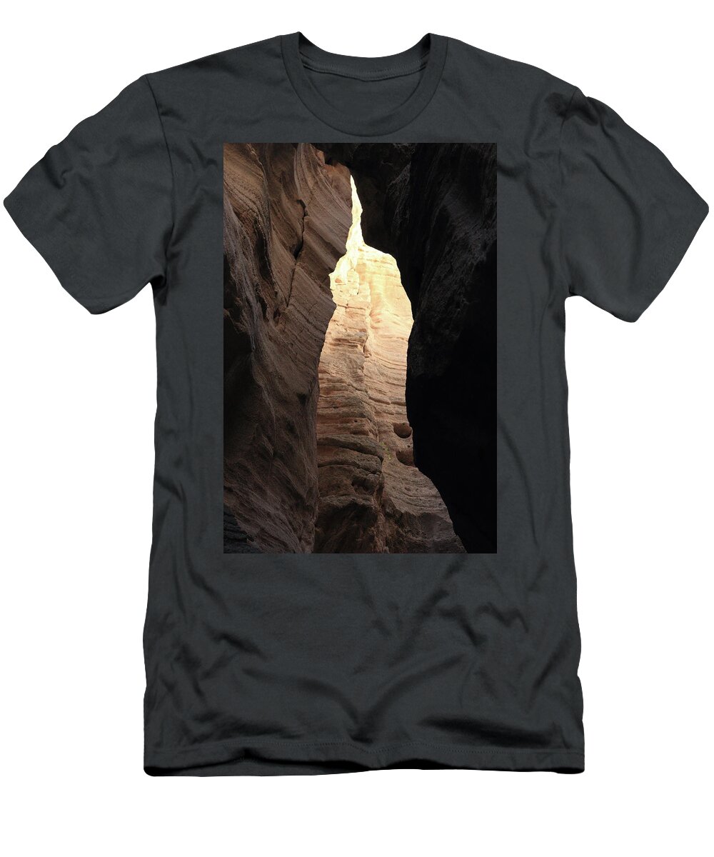 Slot T-Shirt featuring the photograph Slot Canyon Light by David Diaz