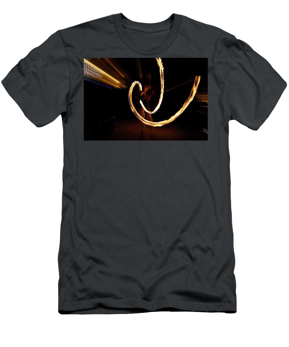 Fire T-Shirt featuring the photograph Slow Motion by Ellery Russell