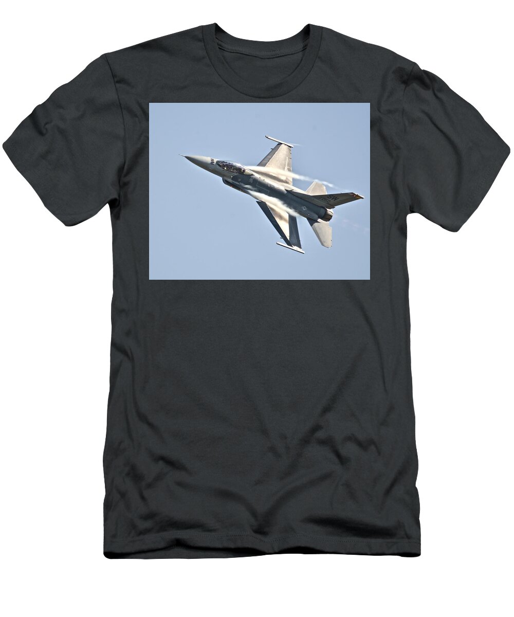 Jet T-Shirt featuring the photograph Smokin' by Carol Bradley