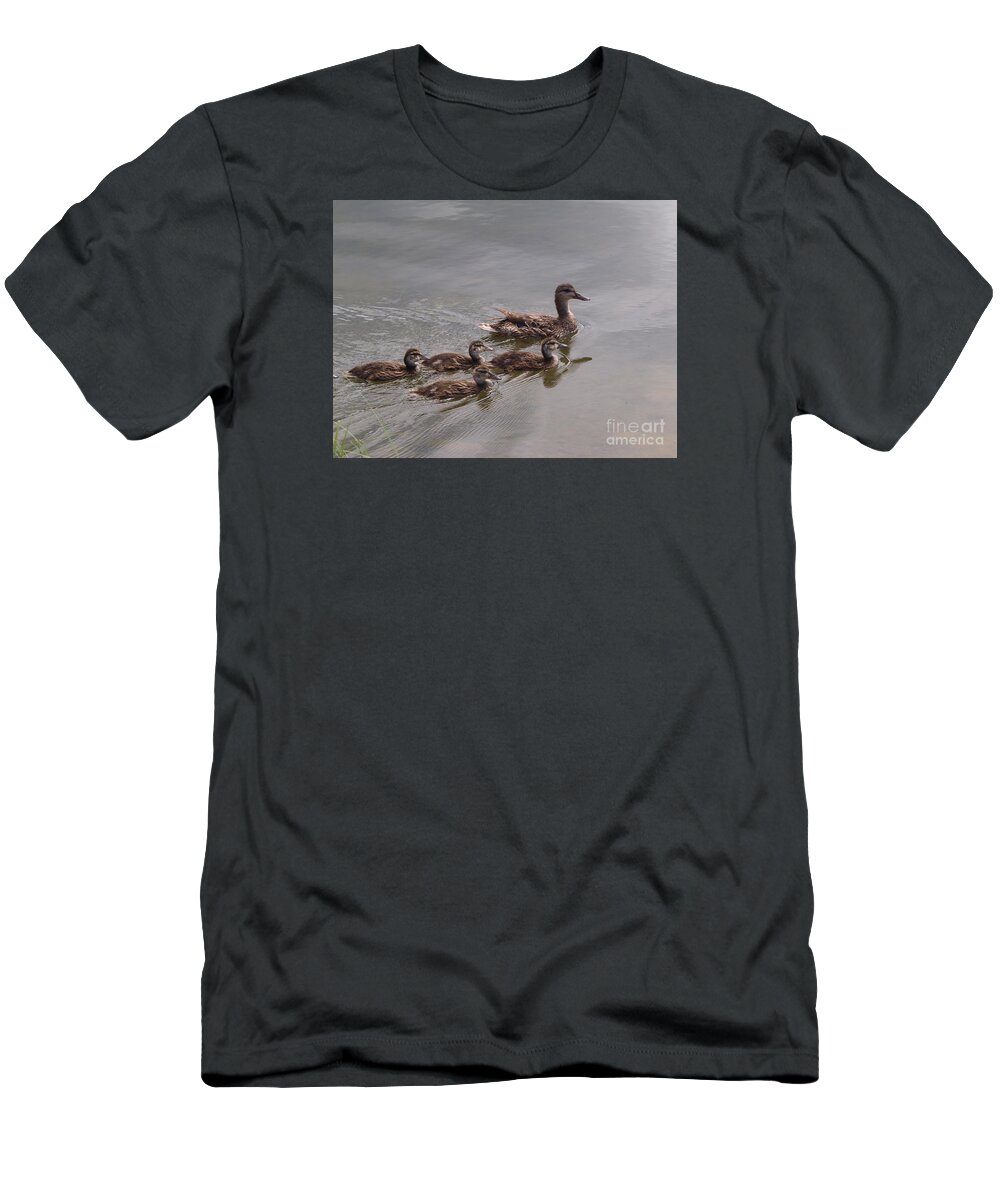 Ripple T-Shirt featuring the photograph Smooth Glide by Vivian Martin