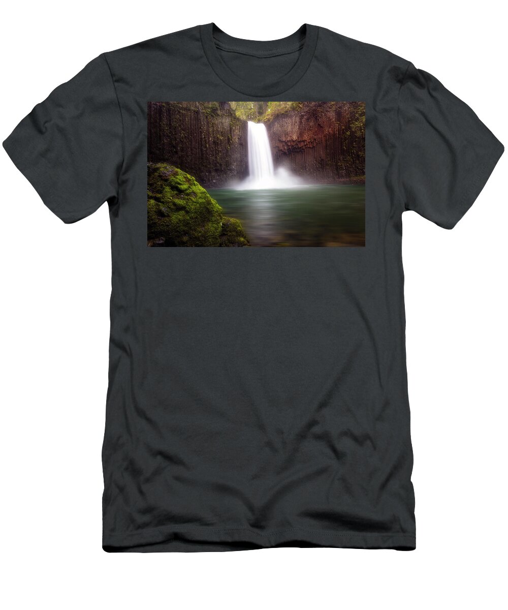 Abiqua Falls T-Shirt featuring the photograph Smooth Morning by Nicki Frates