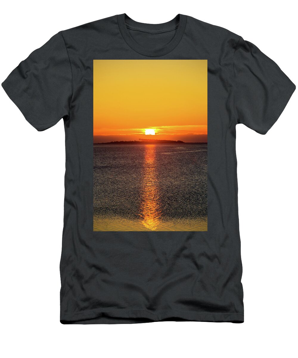 December T-Shirt featuring the photograph Solstice Sunrise by Paula OMalley
