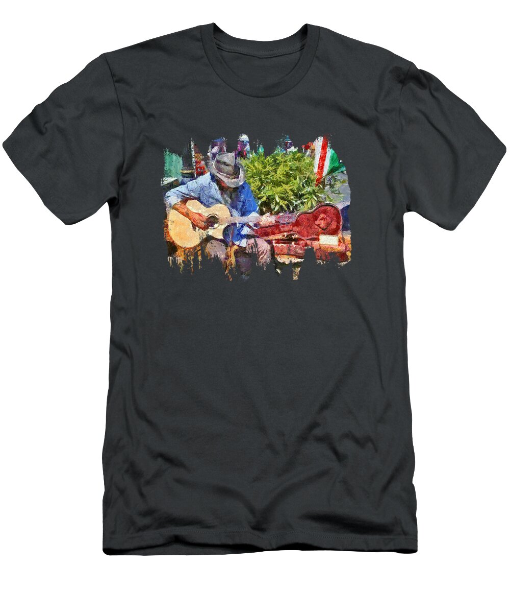 Acoustic Guitars T-Shirt featuring the photograph Some Country For You by Thom Zehrfeld