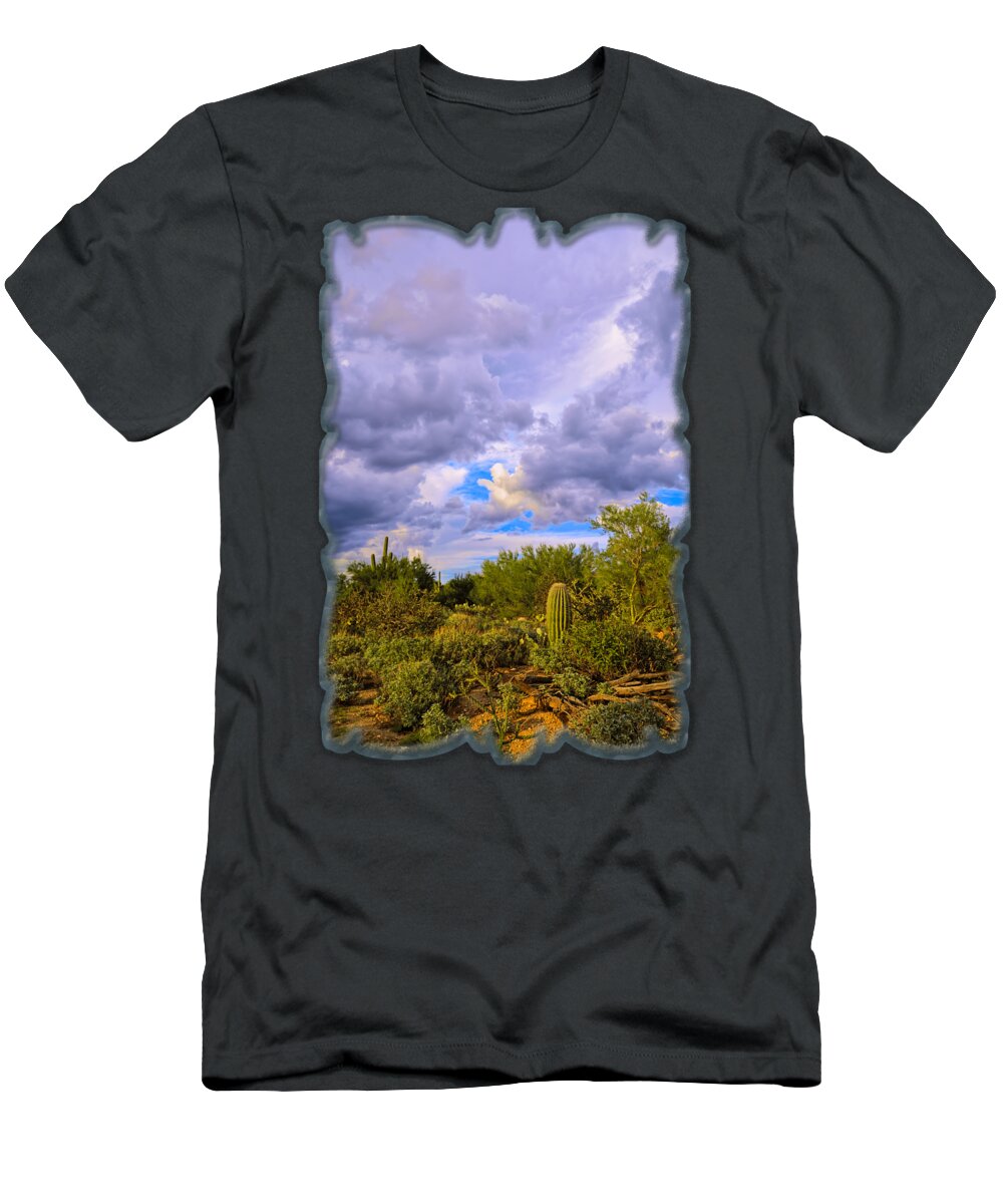 Arizona T-Shirt featuring the photograph Sonoran Desert v13 by Mark Myhaver