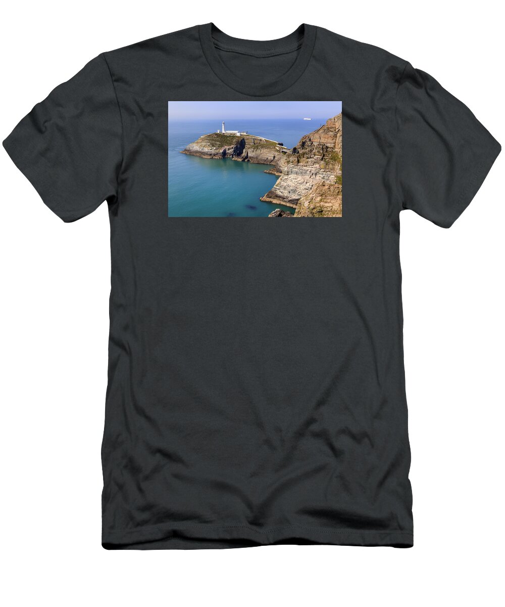 South Stack T-Shirt featuring the photograph South Stack - Wales by Joana Kruse