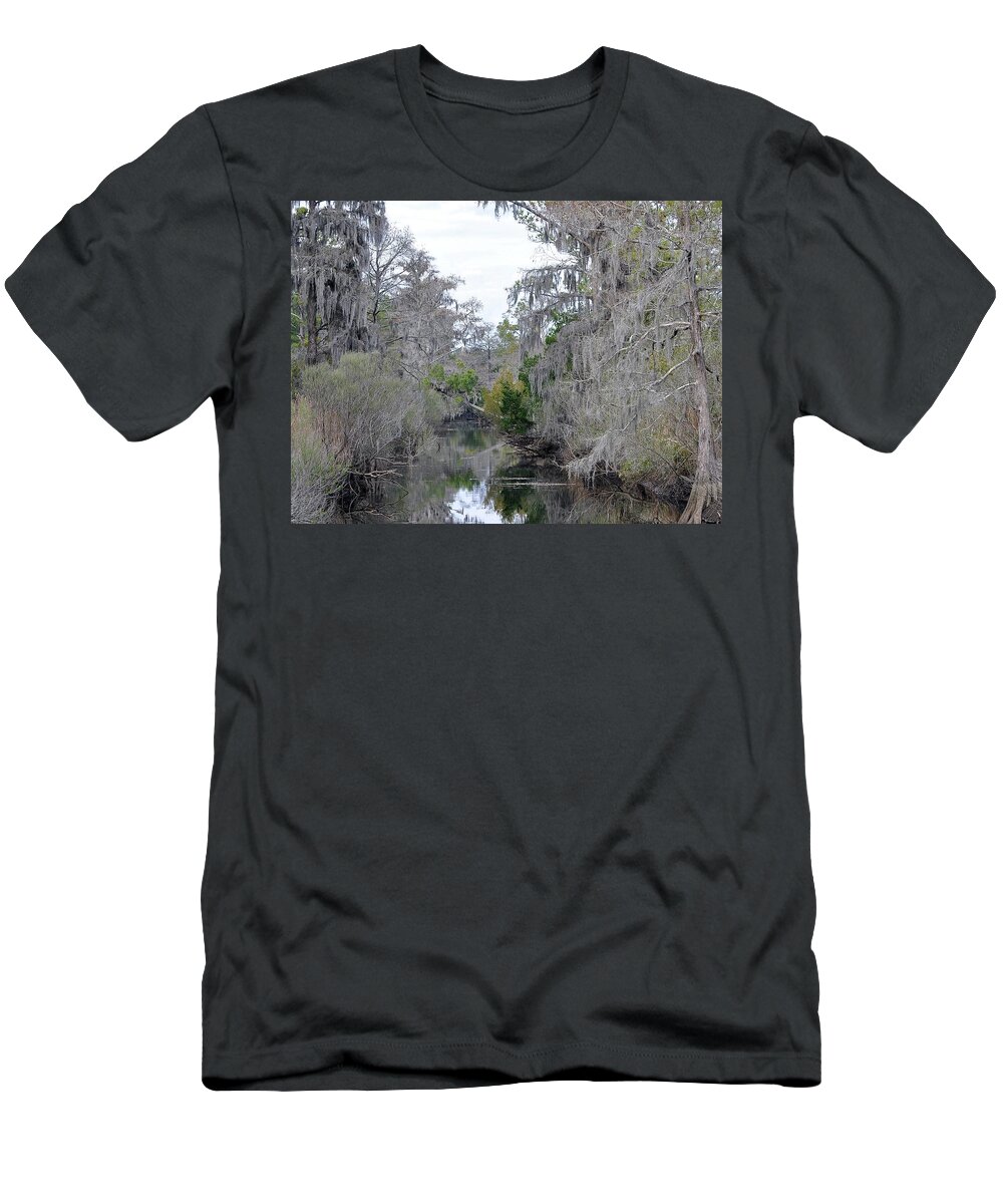 South T-Shirt featuring the photograph Southern Swamp by Al Powell Photography USA