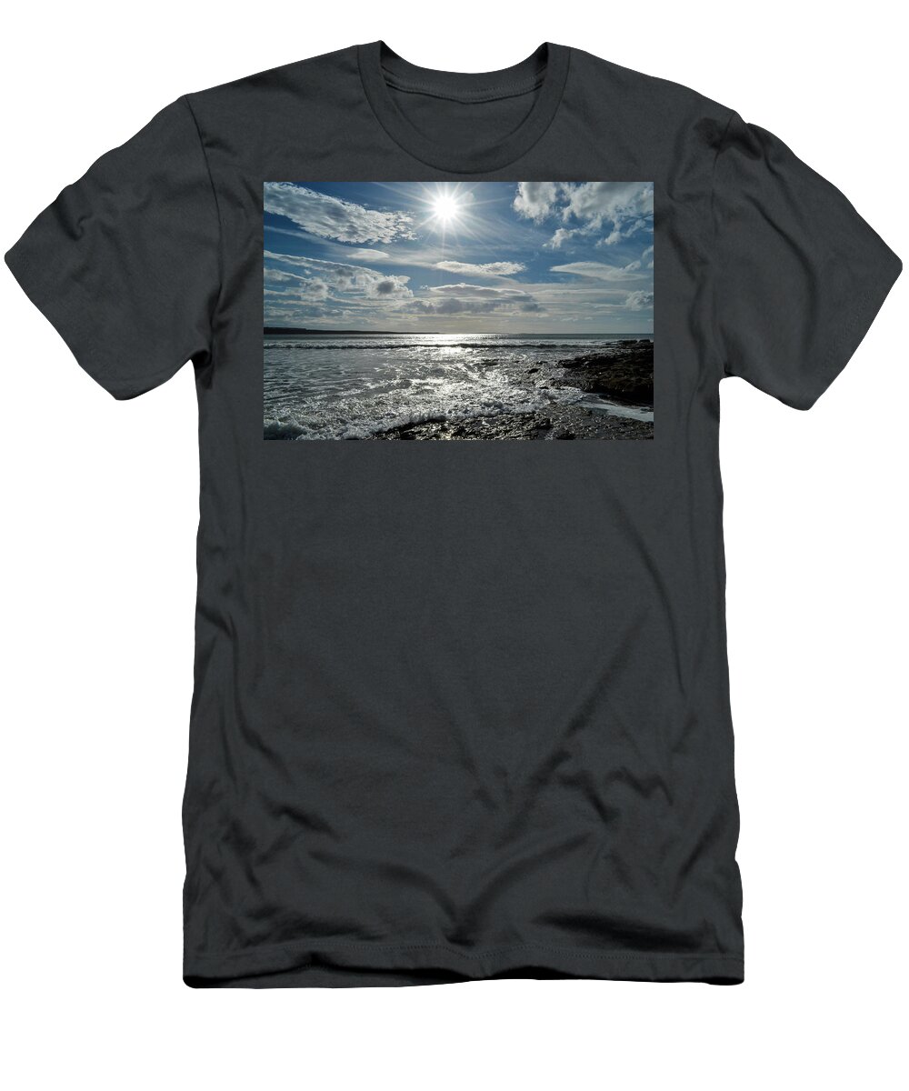 Sun T-Shirt featuring the photograph Spanish Point by Joe Ormonde