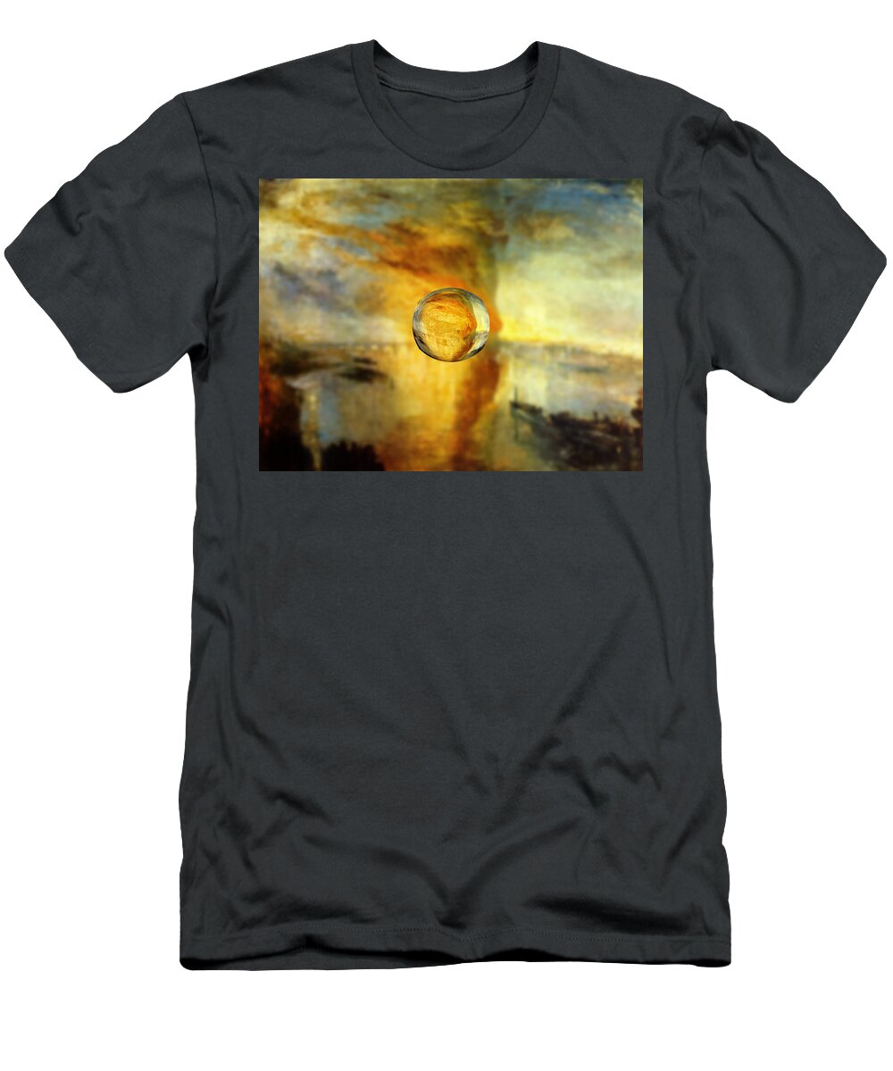 Post Modern T-Shirt featuring the digital art Sphere 26 Turner by David Bridburg