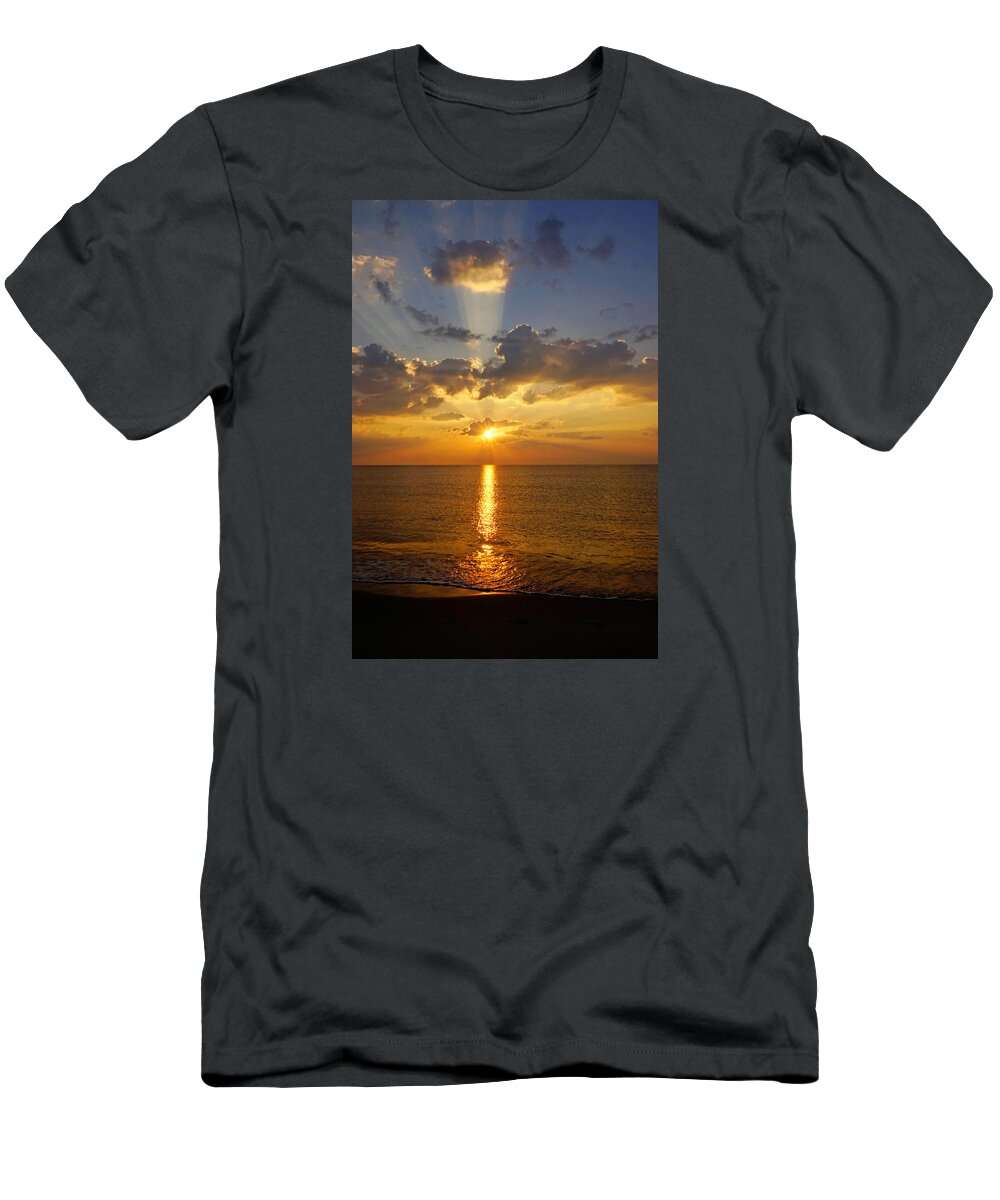 Sunrise T-Shirt featuring the photograph Spiritual Sunrise by Lawrence S Richardson Jr