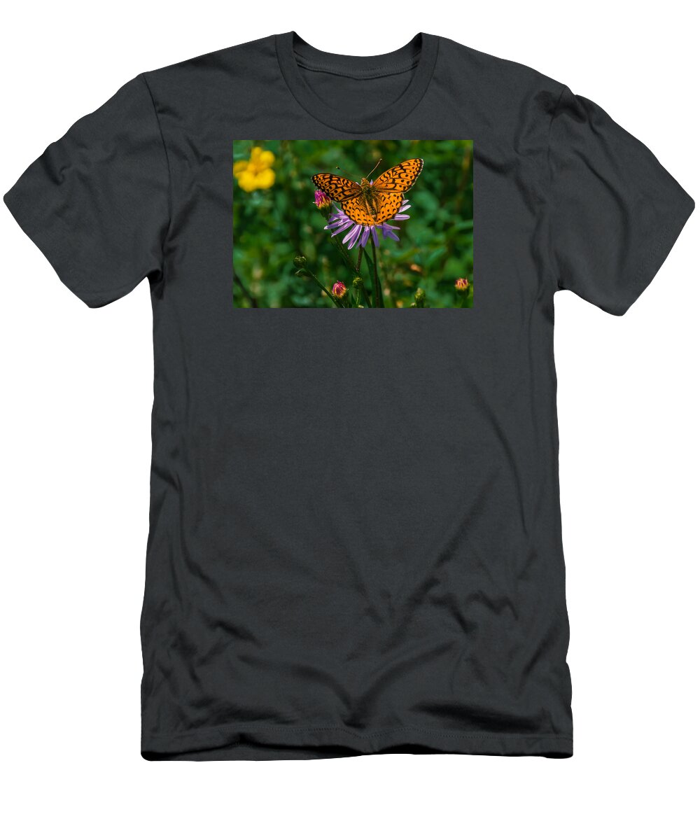 Summer T-Shirt featuring the photograph Spread your wings by Nancy Guerin