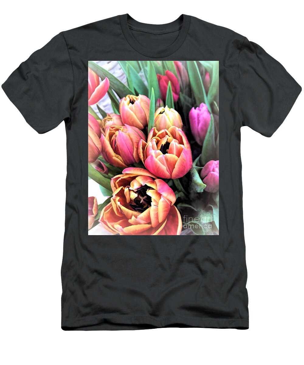 Spring Flowers T-Shirt featuring the photograph Spring Bouquet by Janice Drew