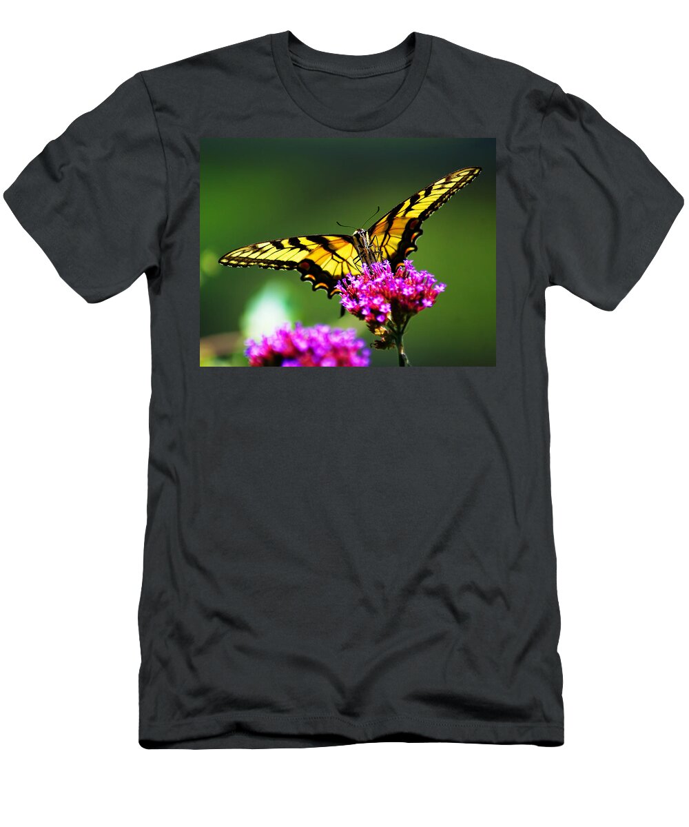 Beautiful T-Shirt featuring the photograph Springtime Butterfly by Nick Zelinsky Jr