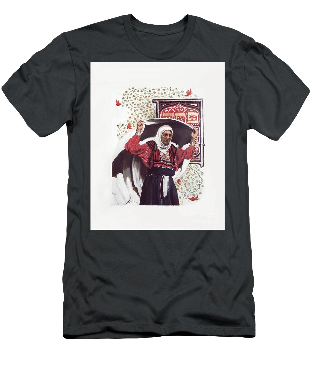 St. Anna The Prophetess T-Shirt featuring the painting St. Anna the Prophetess - LGATP by Louis Glanzman