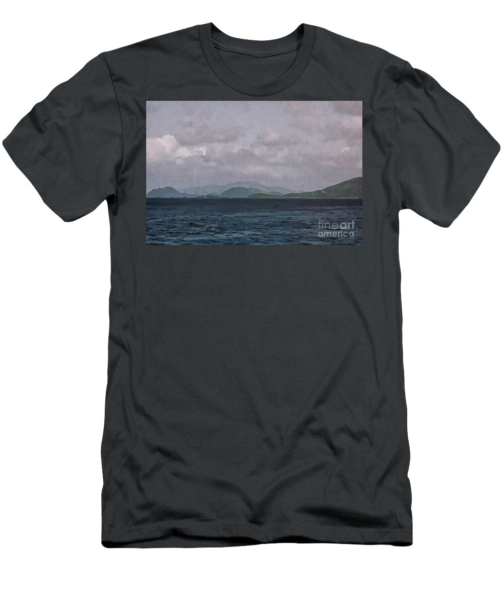 St Thomas T-Shirt featuring the photograph St John Island by Stefan H Unger