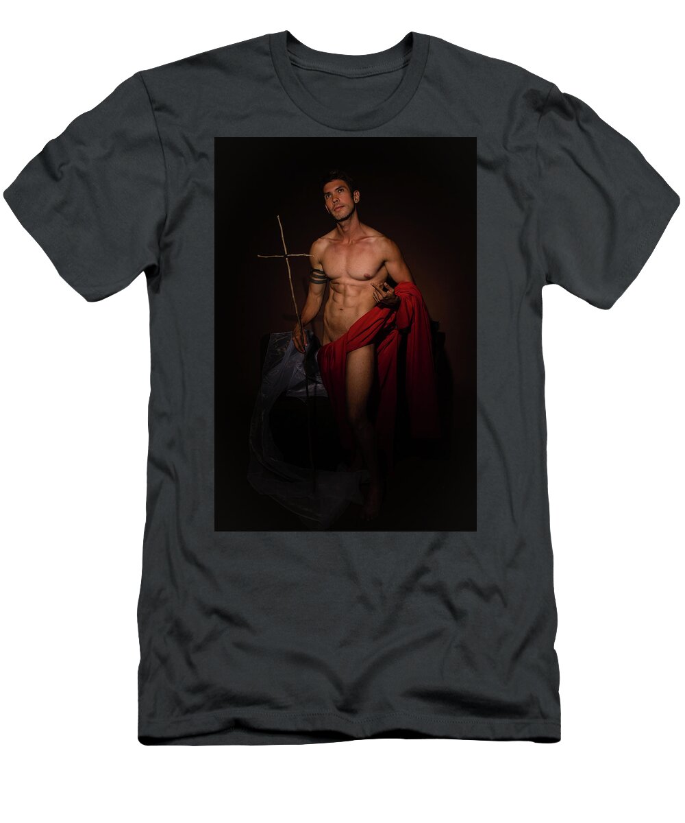 Saint T-Shirt featuring the photograph St. John the Baptist by Rick Saint