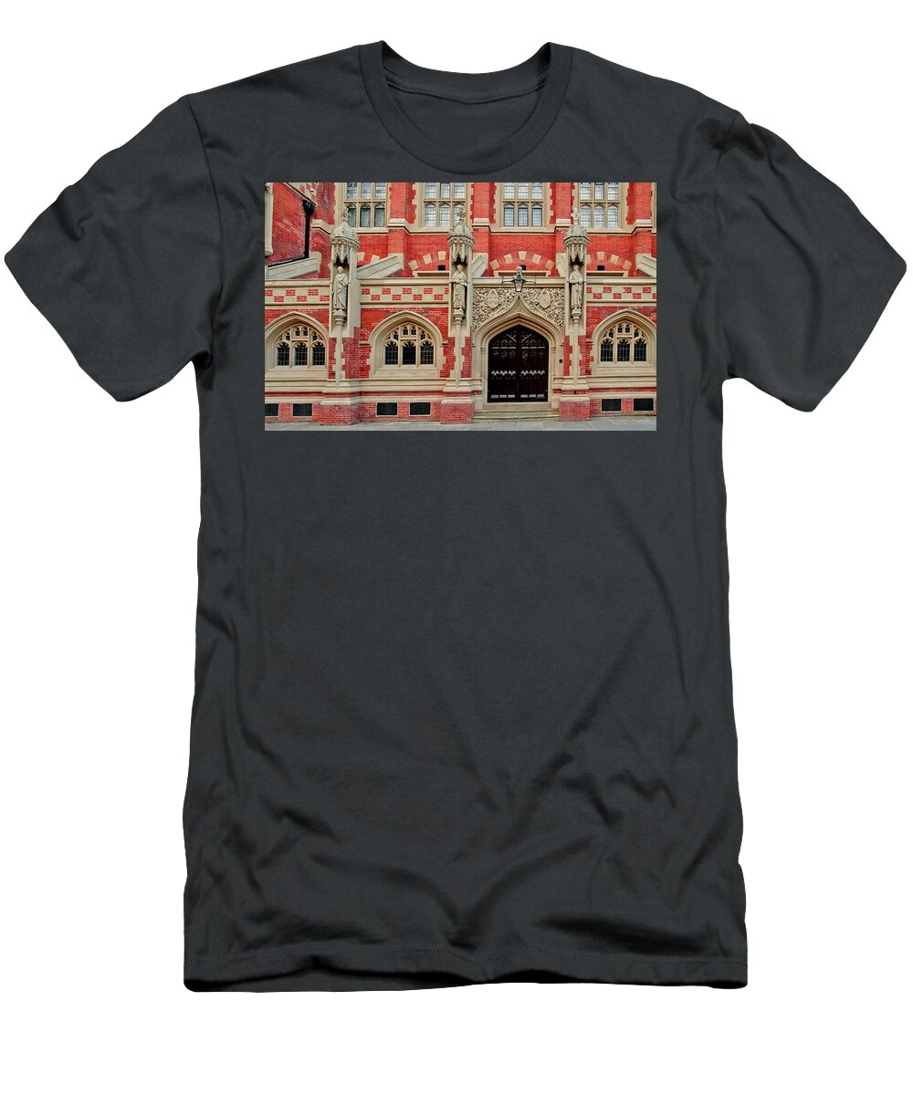 St. Johns College. Cambridge T-Shirt featuring the photograph St. Johns College. Cambridge. by Elena Perelman