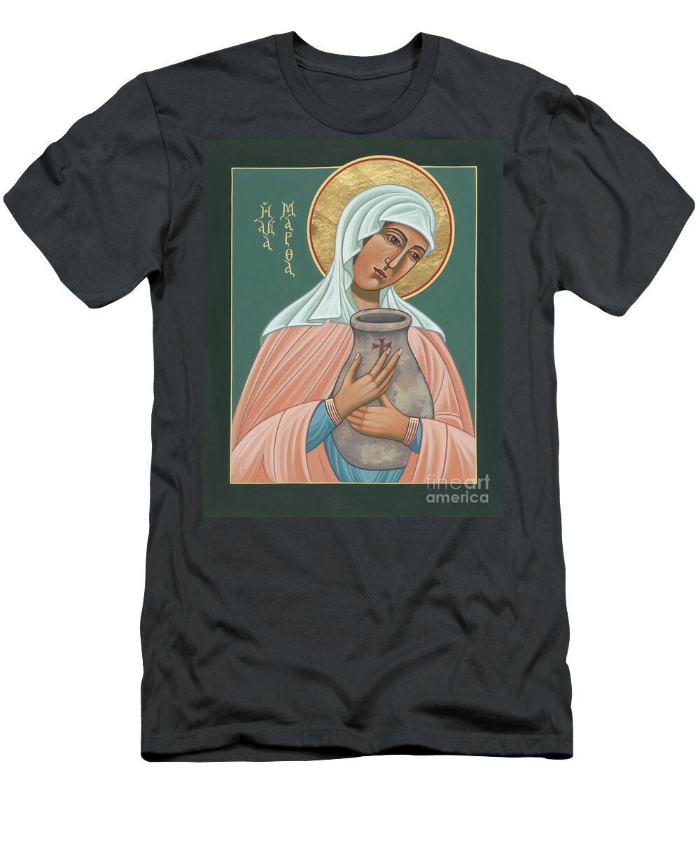 St Martha Of Bethany T-Shirt featuring the painting St Martha of Bethany by William Hart McNichols