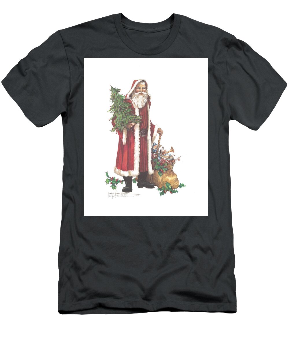 St. Nicholas T-Shirt featuring the painting St. Nicholas I by Carolyn Shores Wright