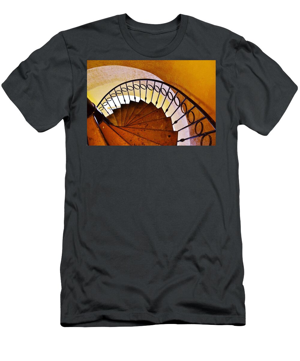 Stairs T-Shirt featuring the photograph Stairway In Cabo by Joy Bradley