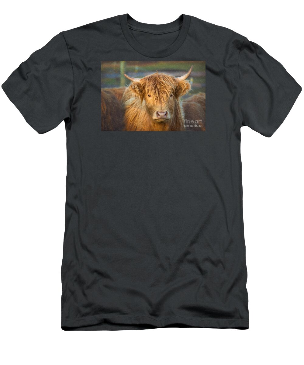 Nature T-Shirt featuring the photograph Standing Out In The Herd by Sharon McConnell