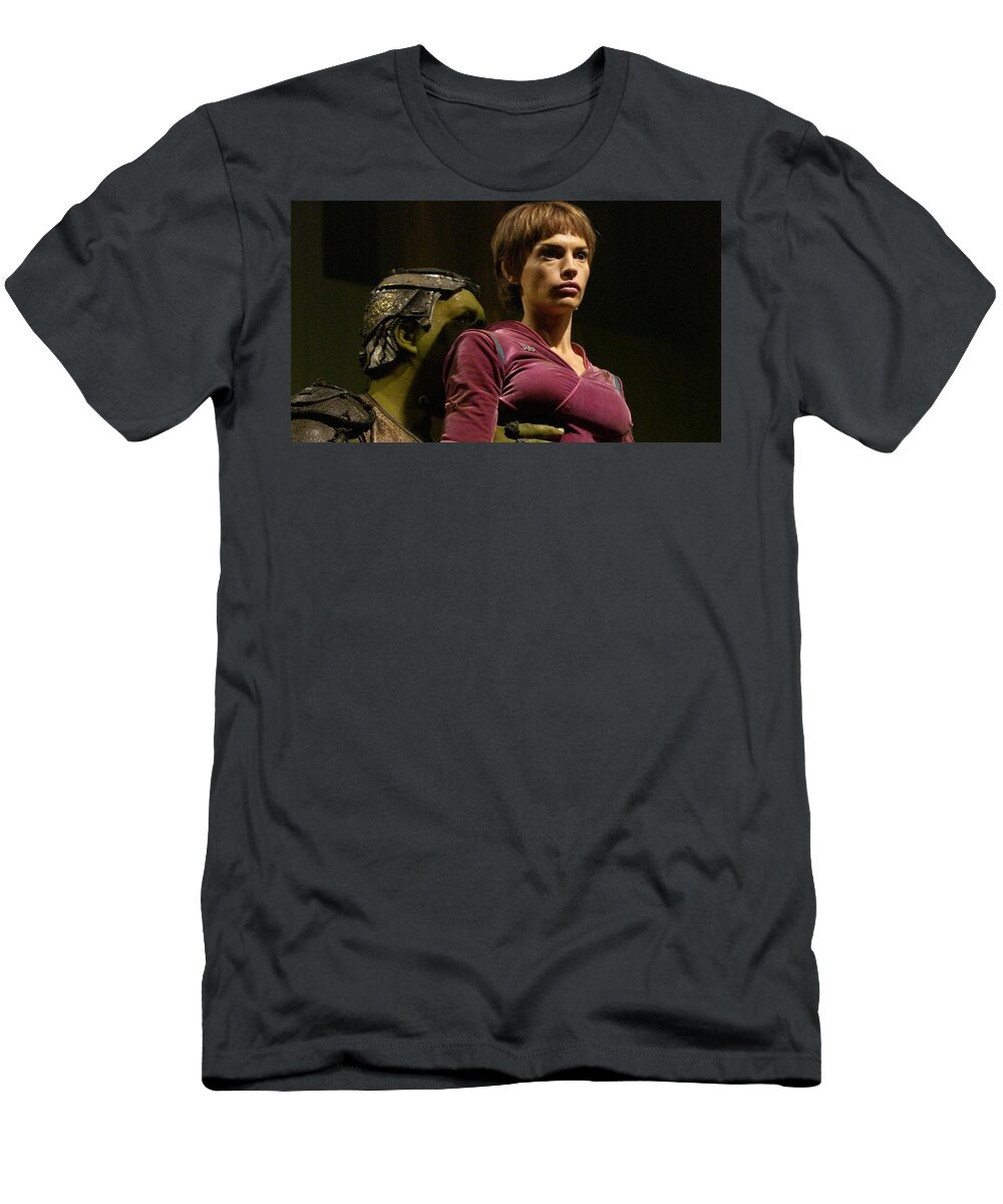 Star Trek Enterprise T-Shirt featuring the digital art Star Trek Enterprise by Maye Loeser
