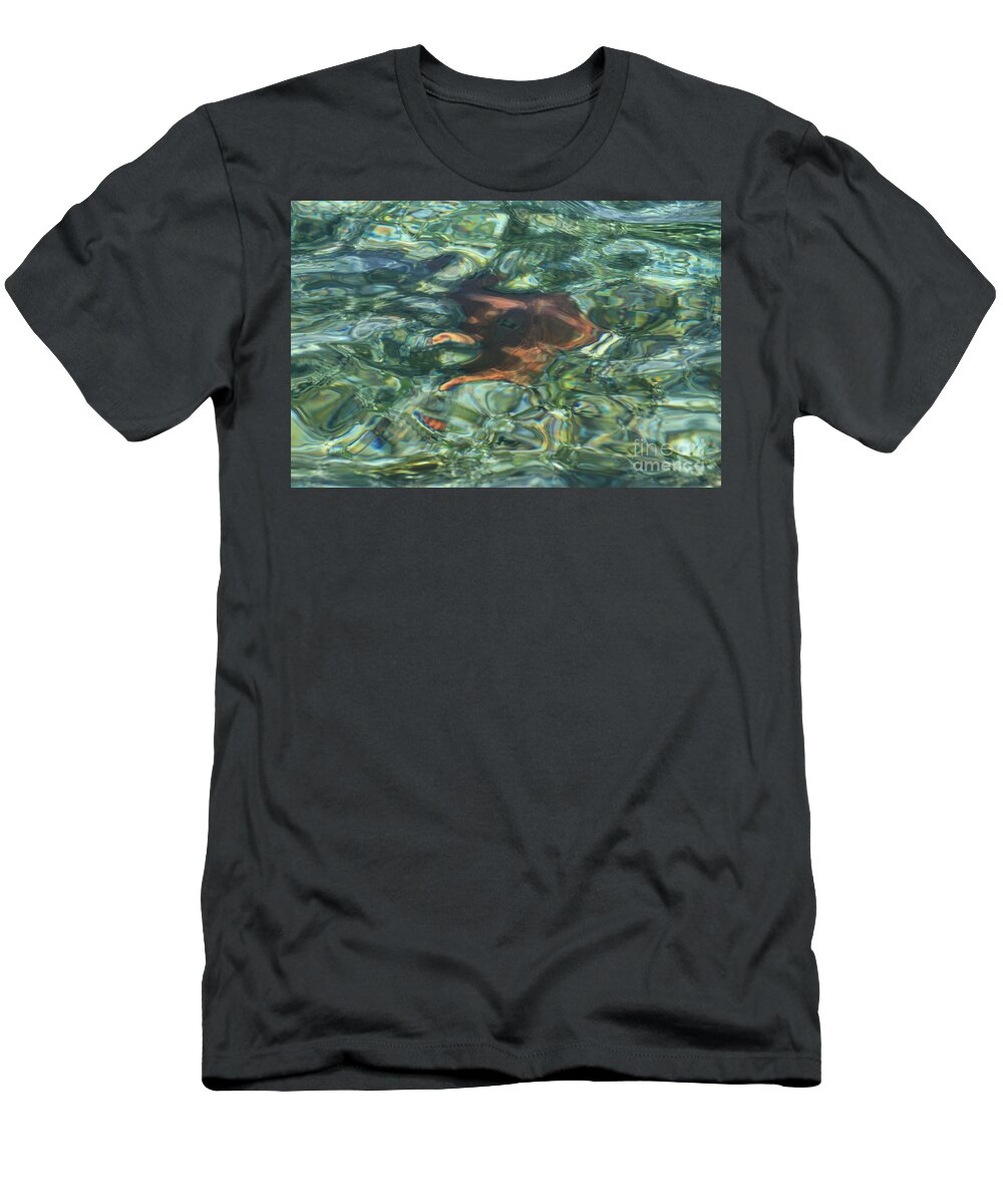 Water T-Shirt featuring the photograph Starfish Abstract by Edward R Wisell