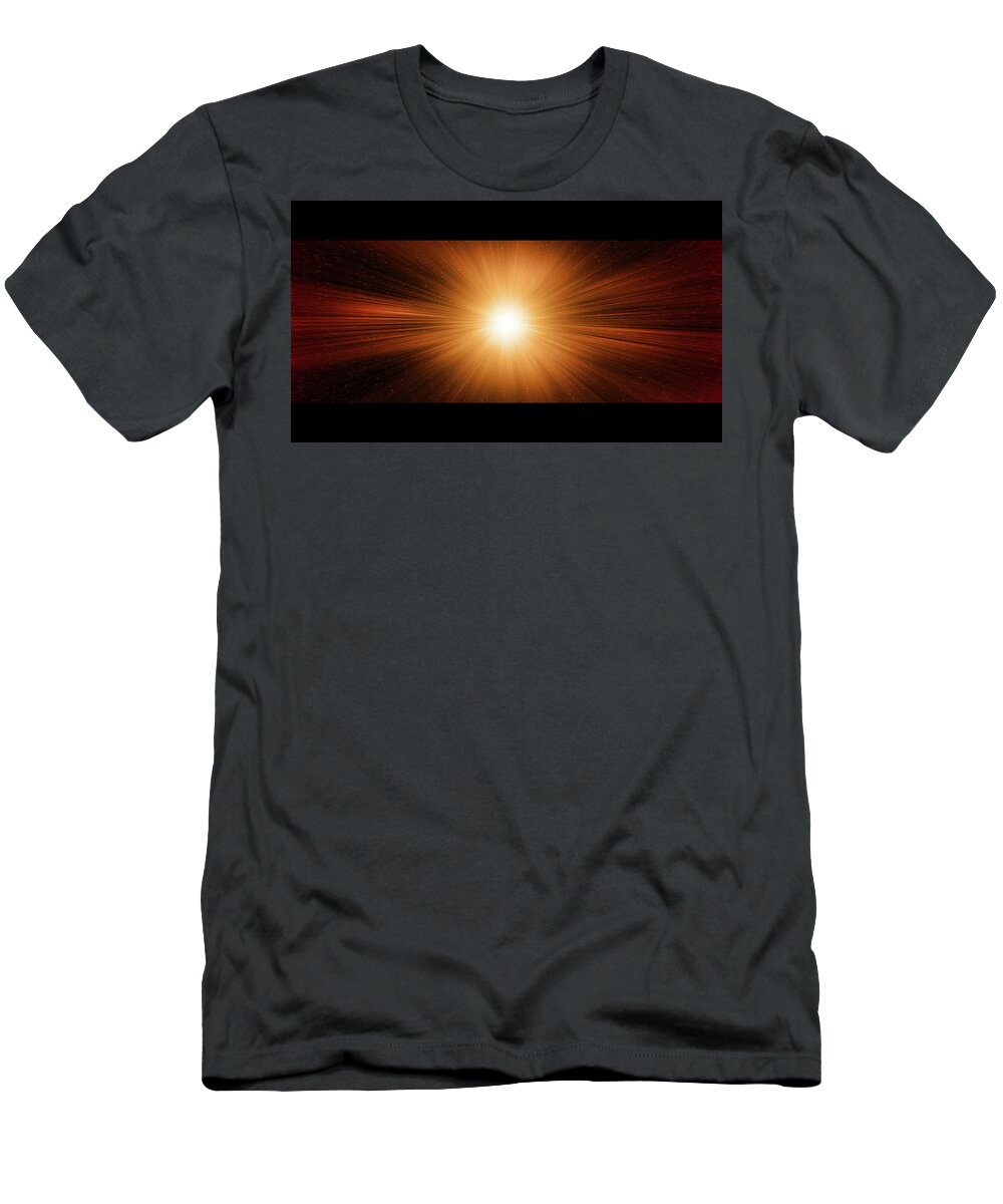 Fine Art T-Shirt featuring the digital art Stargate by John Strong