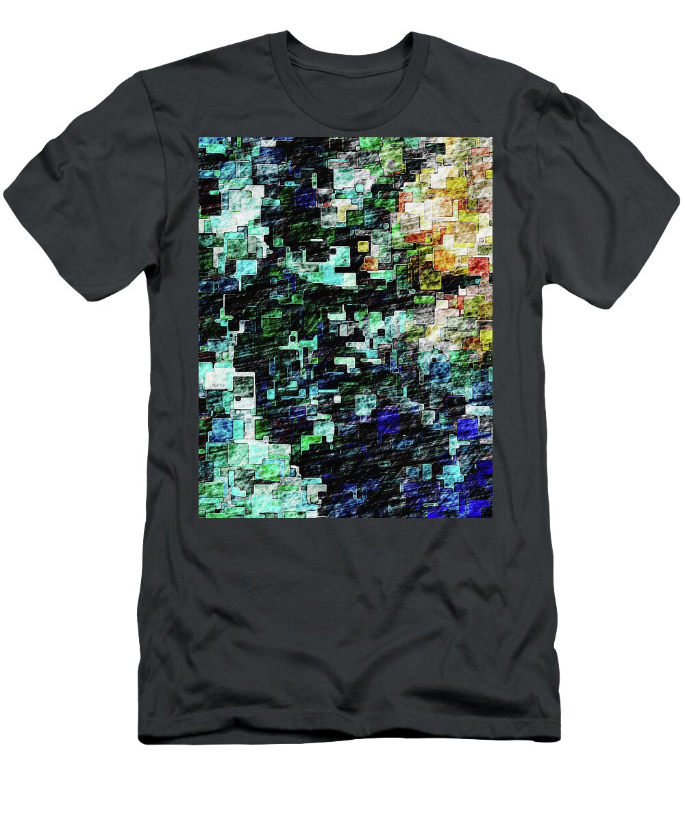 Macro T-Shirt featuring the digital art Statue In The Sky by Phil Perkins