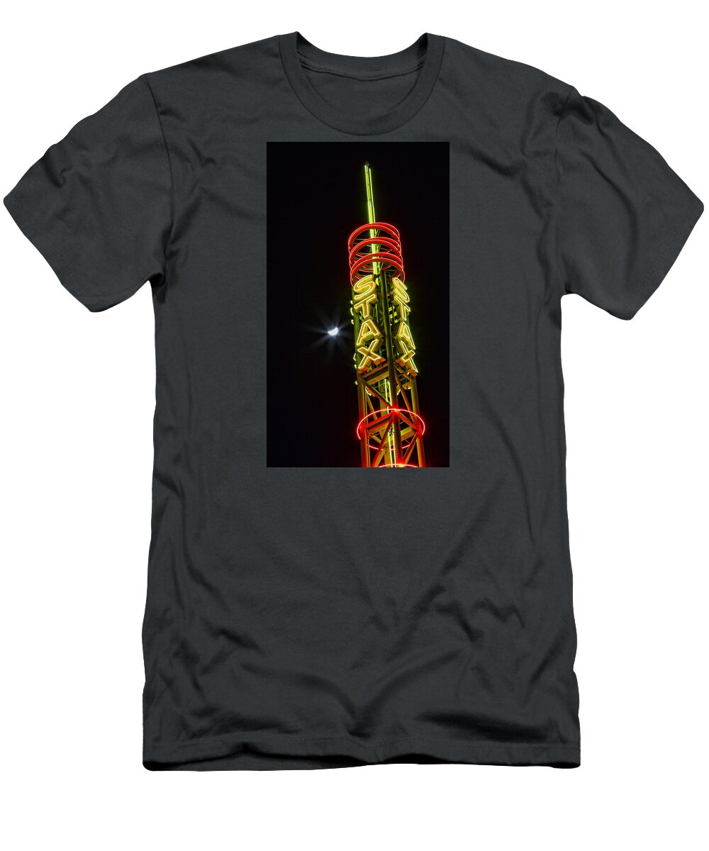 Stax T-Shirt featuring the photograph Stax Records Tower by Stephen Stookey