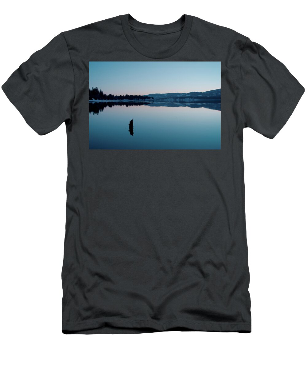 Colville T-Shirt featuring the photograph Still Blue by Troy Stapek