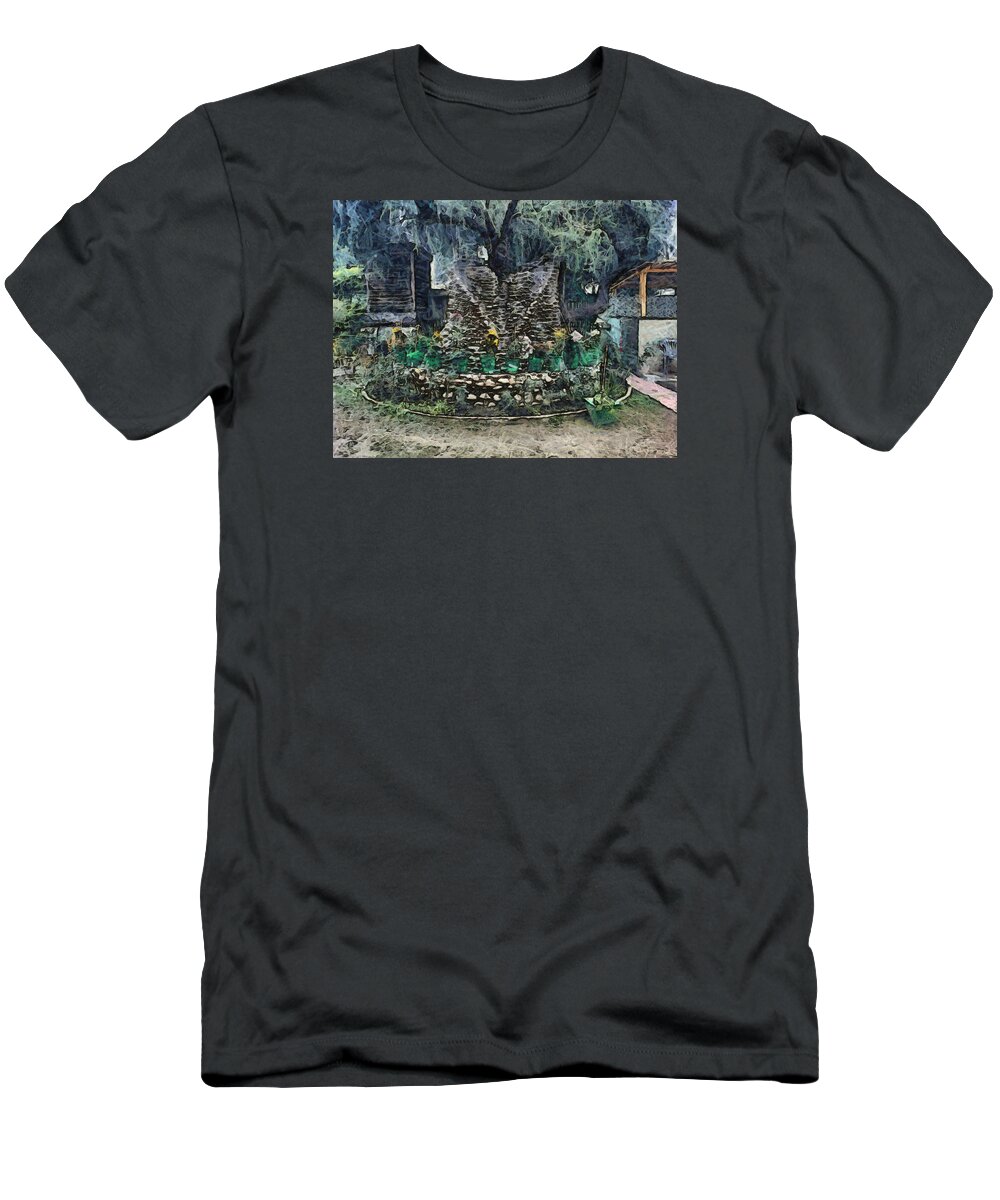 Stone Decoration T-Shirt featuring the photograph Stones to decorate a tree by Ashish Agarwal