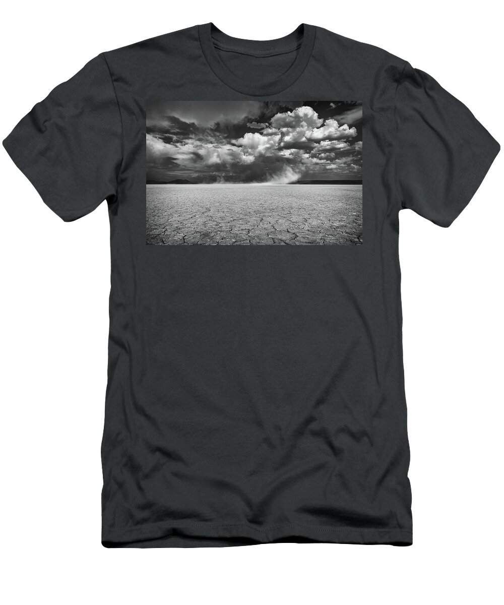 Alvord Desert T-Shirt featuring the photograph Stormy Alvord by Steven Clark